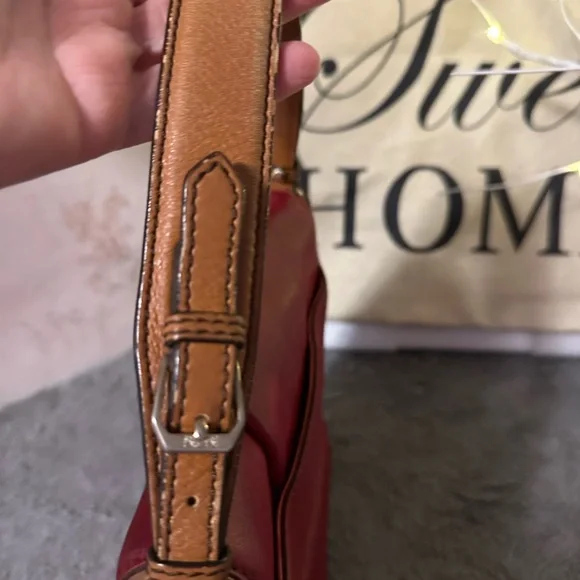 MCM shoulder bag. Painted. EUC. Please see pictures.